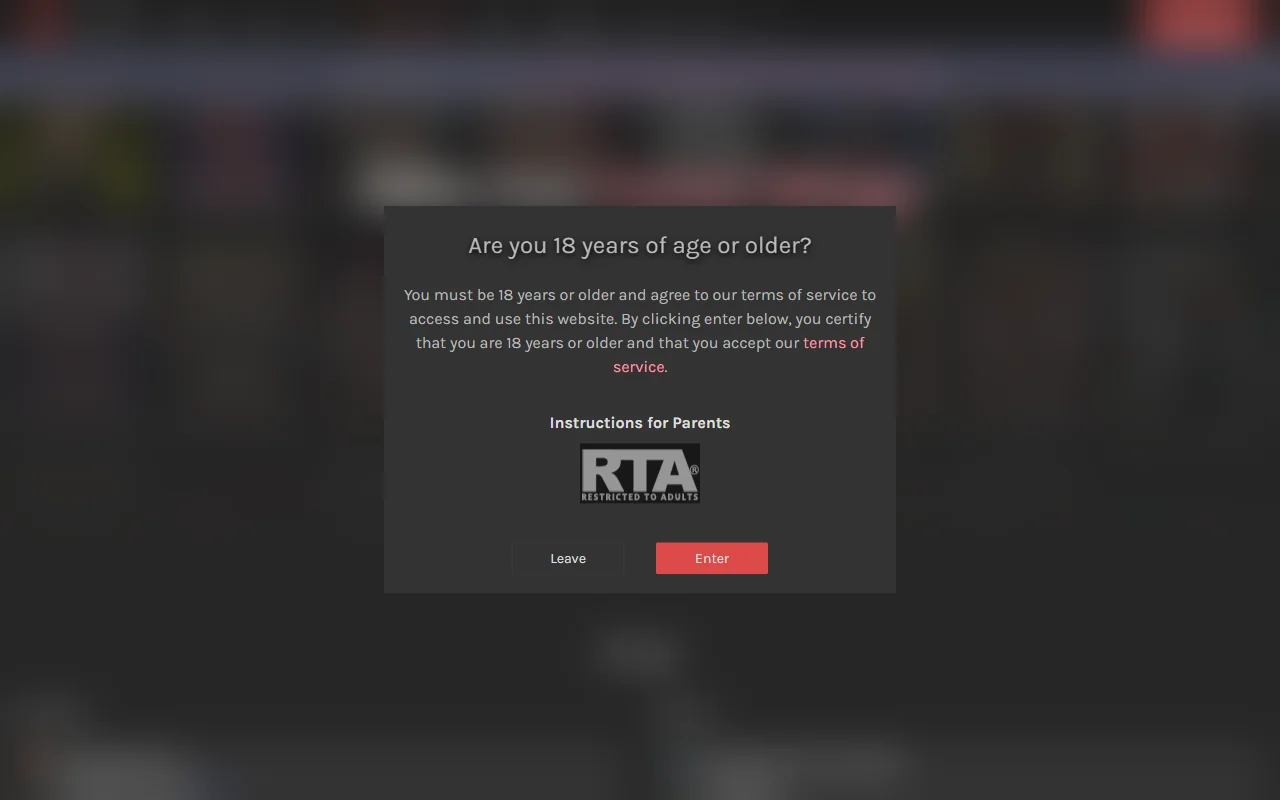 Screenshot of Luscious